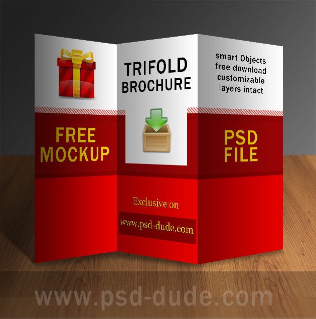 clean tri fold brochure download