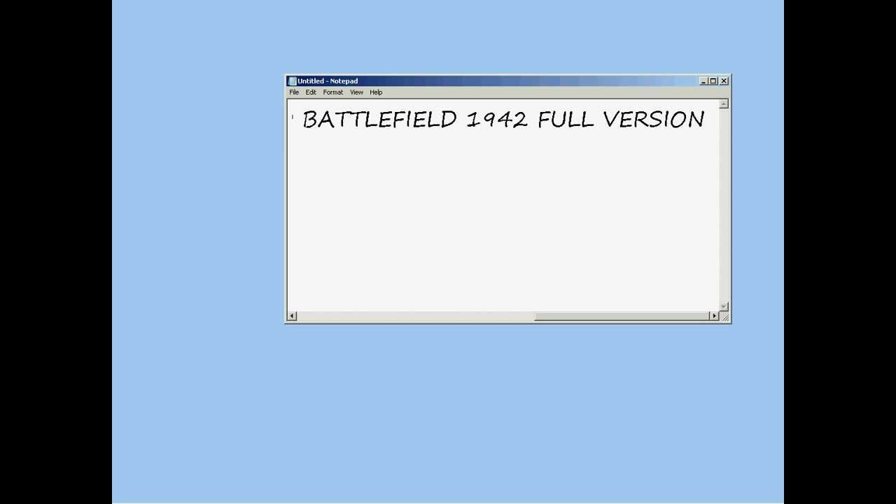 battlefield 1942 download torent iso